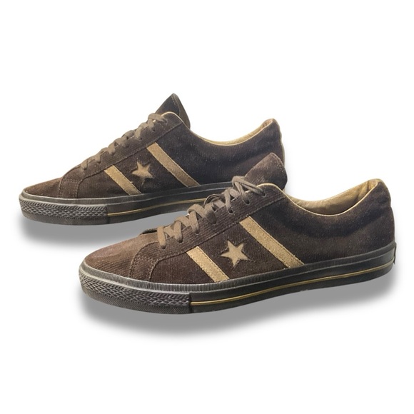 ⭐ Converse x John Varvatos One Star Ox 👟 Brown Suede 🔥 Rare Size 13